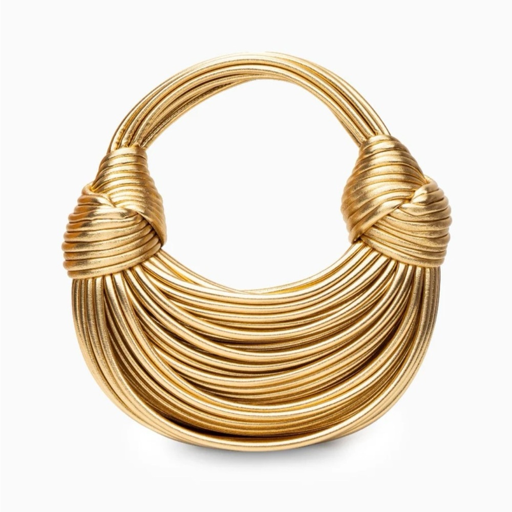 Gold handbag